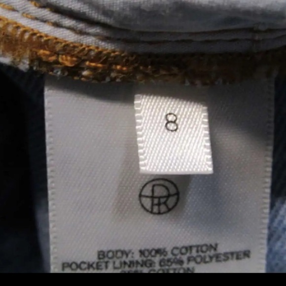 THE ROW Carlton High Rise Straight Leg Jeans Medium Wash Blue Size 8 NWT - Picture 13 of 13